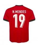 Portugal Nuno Mendes #19 Hjemmedrakt EM 2024 Korte ermer